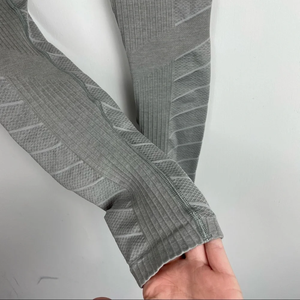 BLANQI Grey Sport Support Maternity Athletic Contour Leggings Sz Small - Picture 8 of 13